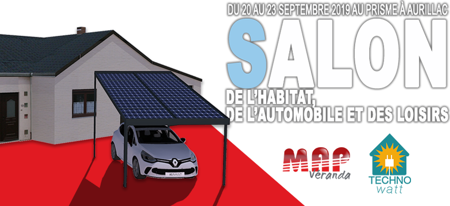 - Ombrière photovoltaïque pour voiture et terrasse